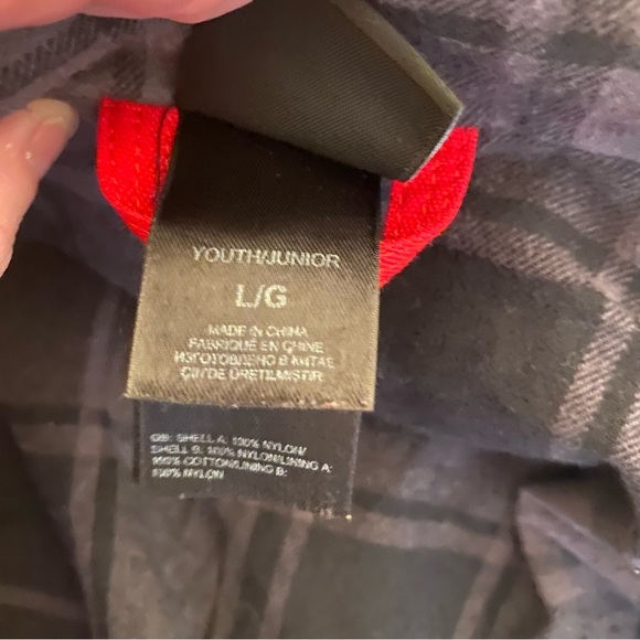 The North Face Youth Large Very Heavy/Warm Hooded Parka Flannel-lined - Picture 2 of 16